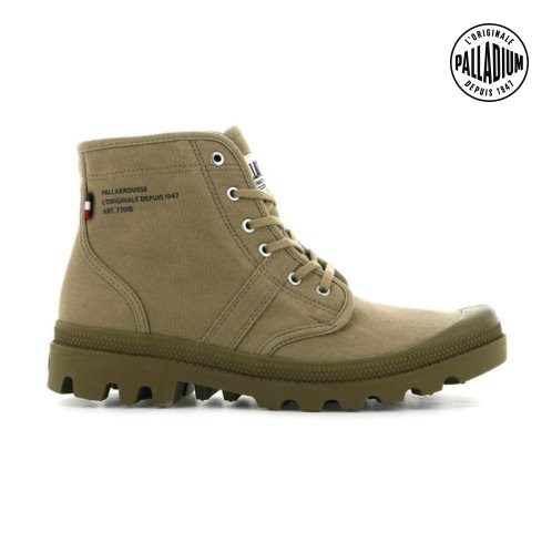 Bottes Palladium Pallabrousse Legion Femme Vert Olive | FR WDC543J